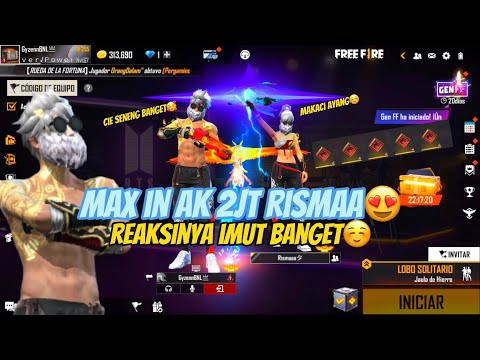 MAX IN AK 2JT RISMAA😍REAKSINYA IMUT BANGET😂