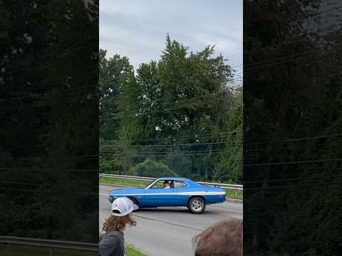 Old Dodge Demon Almost Crashes Leaving A Car Show!
