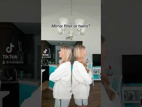 🤷🏼♀️ #identicaltwins #kvktwins #mirrorfilter #shorts