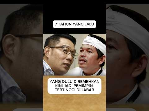 JARANG DI EKSPOSE! 7 TAHUN YANG LALU RK VS KDM #dedimulyadi #ridwankamil