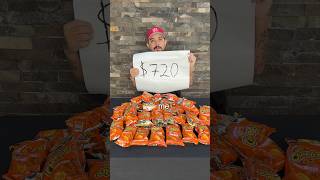 ¿Cuántos BILLETES me salen en 30 CHEETOS NARANJAS?