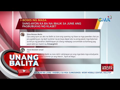 Sang Ayon Ka Ba Na Ibalik Sa June Ang Pagbubukas Ng Klase Videos