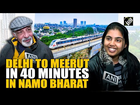 Passengers laud world-class Namo Bharat, Call it ‘far better than Japan, New York Metro’