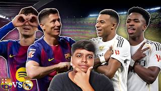 BARCELONA VS REAL MADRID | WIN , DRAW , LOSE [ NOT HAPPENING ] | LIVE REACTION | MOKSH