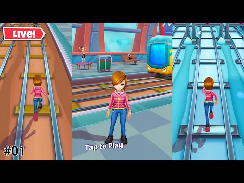 Subway Princess Runner Live Stream 🔴#01 #shortsfeed #shorts #viral #subwaysurfersshorts