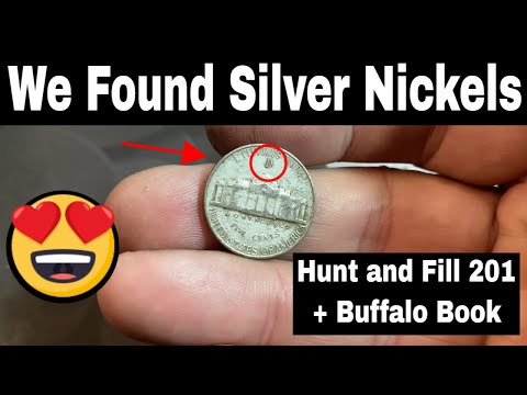 Silver Nickels Oh MY - Nickel Hunt and Fill 201 + NEW Buffalo Book