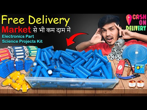 Free Delivery All India - Lithium Battery | DC Motors | Neonlights | Drone Motor | ESC | Project Kit