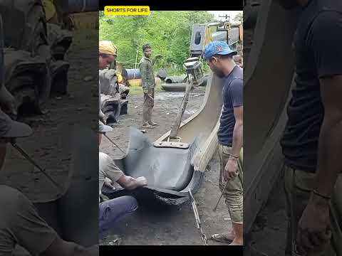 Conveyor belt made from used tires♻️