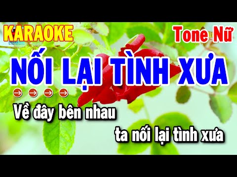 Karaoke Nối Lại Tình Xưa Tone Nữ Nhạc Sống Beat Mới 2025 | Thanh Hải