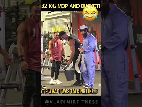 I Tried Anatoly's 32kg Mop Gym Challenge And LIVED TO TELL! Part 133#anatoly