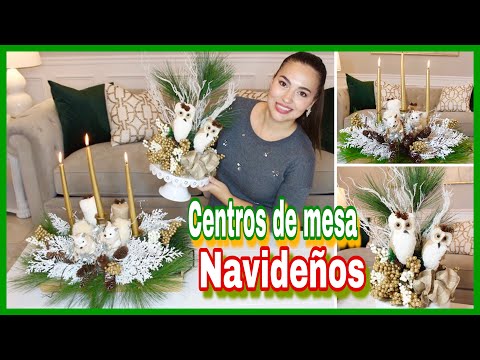 CENTROS DE MESA NAVIDEÑOS CON POCO DINERO, DECORACIÓN NAVIDEÑA