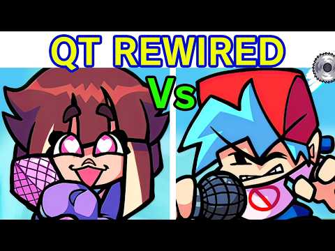 Friday Night Funkin' - VS QT: REWIRED FULL WEEK + Cutscenes (FNF Mod/Hard) (Obliterated) (BF/GF)