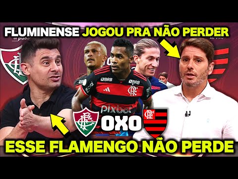 É INCRÍVEL COMO O FLAMENGO do FILIPE LUÍS NÃO PERDE! FLUMINENSE DEU SORTE!" JORNALISTA DEU O PAPO