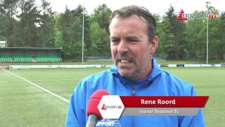 Screenshot van video Reactie Rene Roord op de aanstelling van Peter Wesselink als trainer/coach Excelsior'31 komend seizoen