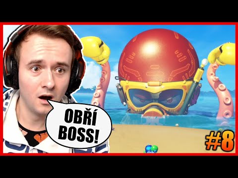 ASTRO VS OBŘÍ CHOBOTNICE BOSS!🐙 Astro Bot #8