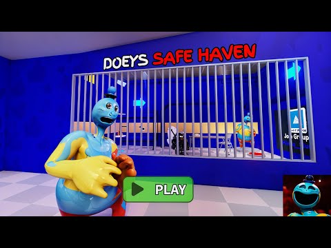 🎩NEW DOEY THE DOUGHMAN BARRY PRISON RUN 🌈 #roblox #scarryobby