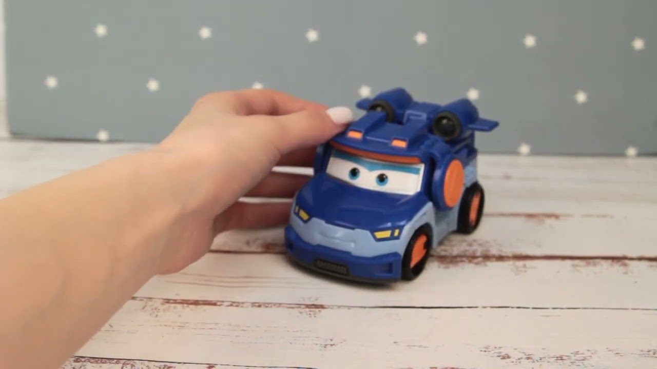 Фигурка-трансформер SUPER WINGS Лео с 3лет - видео