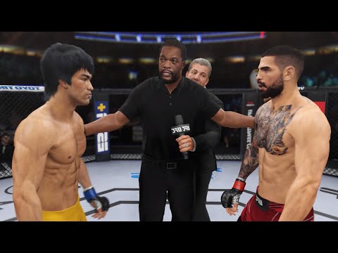 Bruce Lee vs. Ilia Topuria - EA Sports UFC 4 - Epic Fight 🌹🐲
