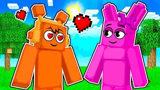 Sprunki Oren Está Enamorado de Una Chica en Minecraft!