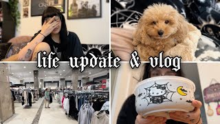 my life is falling apart | life update, shop with me, halloween haul