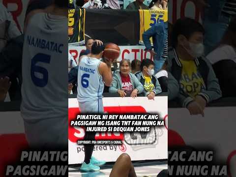 Pinatigil ni Nambatac ang isang TNT fan #nlex #pba #viral #trending #basketball #shorts #fyp