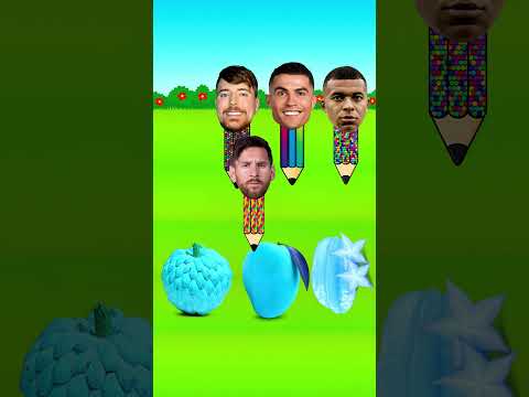 ¿Podrá Messi rellenar estas frutas con el color correcto? 🤔