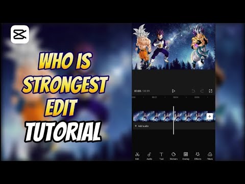 How to edit 'Who is strongest' videos using Capcut