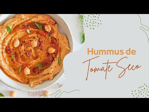 Secreto delicioso: Hummus casero con tomate seco 🍅