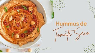 Secreto delicioso: Hummus casero con tomate seco 🍅