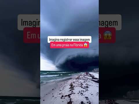 Imagina registrar essa imagem na praia da Flórida!