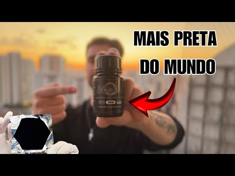 Comprei a Tinta Mais Preta do Mundo