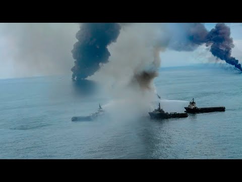 Three oil tankers connected to Russia exploded Mediterranean Sea