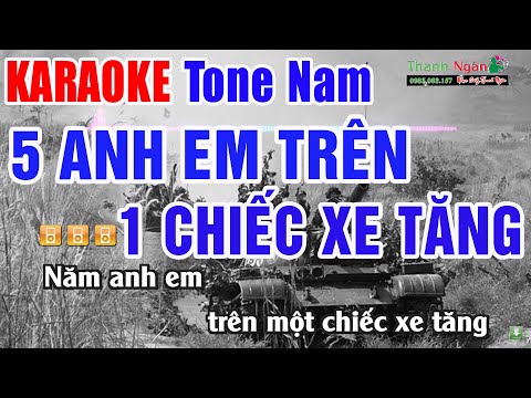 Năm Anh Em Trên Một Chiếc Xe Tăng Karaoke Disco | Nhạc Sống Thanh Ngân