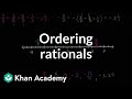 Ordering Rational Numbers and Negative Values