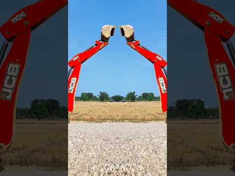 CRAZY COLOUR RED JCB VIDEO 🔥💯 #jcb #jcbvideo #tractor #excavator #jcbtoys #bulldozer #automobile