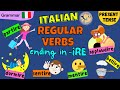 Italian Regular Verbs in Present Tense