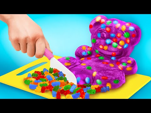 Giant Gummy Bear & More Rainbow Desserts 🌈 | Yummy Recipes!