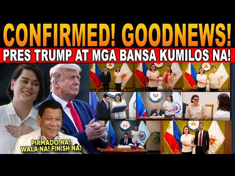 MALAKING GOODNEWS ITO PRES TRUMP at mga BANSA KumiL0s nasa OVP? VPSARA FPRRD REACTION VIDEO