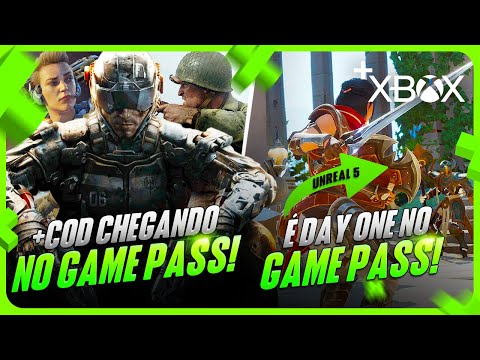 CARACAS! TEM MAIS COD CHEGANDO no GAME PASS e NOVO JOGO INSANO DAY ONE no GAME PASS no XBOX !