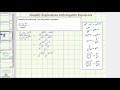 Exponent Properties and Simplification