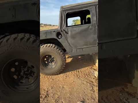 Humvee vs 3’ wall. #hummerh1 #humvee
