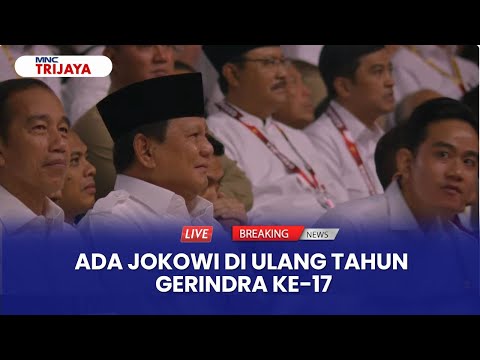 BREAKING NEWS Hari Ulang Tahun Ke-17 Gerindra Dihadiri Jokowi | LIVE | 15/02