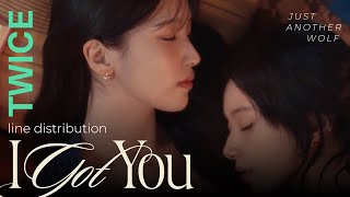 TWICE | I GOT YOU | nightcore line distribution