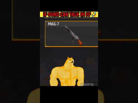 IF GUNS CAN TALK IN FREE FIRE😂||#shorts#freefireshorts#mobtra