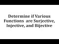 Understanding Functions: Injective, Surjective, and Bijective