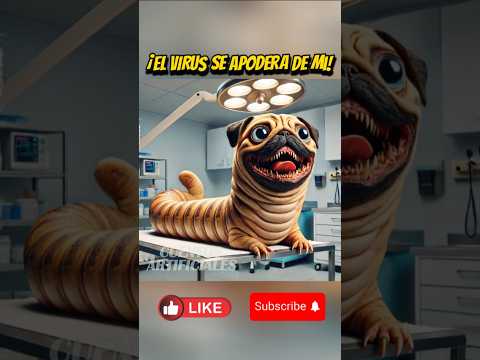 Virus convierte a perrito en monstruo 🐶