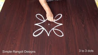 Diwali 3 Dots Rangoli: Traditional and Modern Kolam Designs
