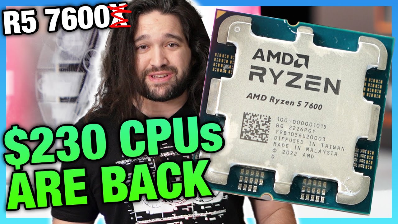 AMD's New 230 Ryzen 5 7600 CPU Review & Benchmarks (ft. PBO)