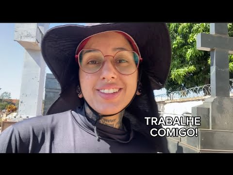 Vlog: UM DIA TRABALHANDO COMIGO NO CEMITÉRIO! |Sabrina Lilith