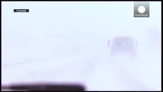 برف و سرما شدید در آمریکا